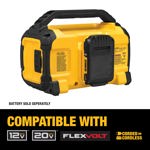 Altavoz Bluetooth DEWALT 20 V MAX DCR010, alcance de 100 pies