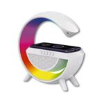 Lampara De Mesa Rgb Parlante Bluethooth Cargador Inalambrico Bb-led