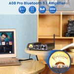 Amplificador de potencia AIYIMA A08 PRO Bluetooth 5.1 300W+300W