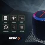 Parlante Portatil Aliver Hero Negro