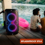 Altavoz portátil para fiestas JBL PartyBox 110 con luces de 160 W negro