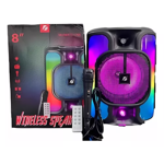 Parlante Bluetooth Suono AYV0321 8" GTS-1766 Negro
