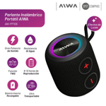 Parlante Portatil Aiwa AW-PP106 Resistente al Agua 1200 mAh