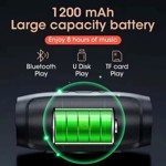 Altavoz Bluetooth Portátil con Subwoofer Resistente al Agua 