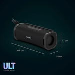 Parlante Portatil Sony ULT FIELD 1 Bluetooth Correa Negro