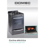Cocina Eléctrica Domec CEANG CON PARRILLA