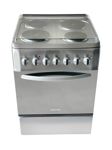 Cocina Eléctrica Domec CEF6, 57 cms., con tapa, acero inoxidable