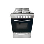 Cocina Eléctrica Domec CEX2G con parrilla, acero inoxidable