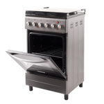 Cocina Electrica Telefunken Acero Inoxidable 50cm Grill