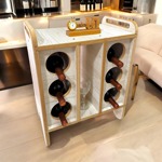 Vinoteca mueble Cava Repisa Vino Botellas Copas - Modern
