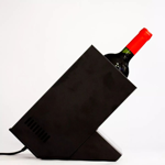 Wine Cooler Ranser Enfriador de Vino para una Botella VP-87C Negro 5°c A 18°c