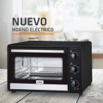 Horno Electrico Grill Conveccion De Mesa 57 Lt Emege Hemg57n