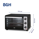 Horno Eléctrico Bgh 40 Litros DUO Bhe40m23n