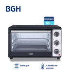 Horno Eléctrico Bgh 55 Litros DUO Bhe55m23n