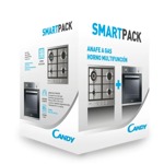 Smart Pack Candy Horno eléctrico + Anafe a gas CHG6-FCP605X/E