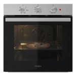 Horno Eléctrico Empotrable Whirlpool WOB71AS  71 Lts Inox Convección