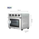 Horno Electrico Air Fryer BGH 30lts Plateado BHE30FX24T