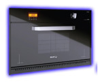 Horno Para Empotrable Morelli 201209 Frente Vidriado Negro