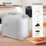 Fabrica Horno de Pan Suono 18 Programas LCD y Temporizador