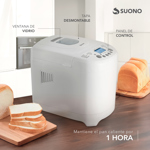 Fabrica Horno de Pan Suono 18 Programas LCD y Temporizador