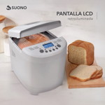 Fabrica Horno de Pan Suono 18 Programas LCD y Temporizador