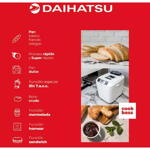 Horno De Pan Laduree Daihatsu BM-1333 Blanco 12 Programas
