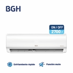 Aire Acondicionado Bgh Silent Air 3200 Bs35wchu Color Blanco