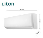 Aire Acondicionado Split Frío/calor Likon 3200w Lks35wchu