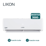 Aire Acondicionado Frío/Calor Likon Split Inverter 3010F LKSI35WCKW