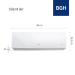 Aire Acondicionado Split Frio/Calor BGH BSH52WCU 4400F 5200W