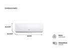 Aire Acondicionado Bgh Silent Air Bsh52wcu Fríocalor 4400 Frigorías