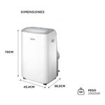 Aire Acondicionado Bgh 3500w F/C Portatil