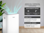 Aire Portátil BGH 3500W Frio Calor BP35WCDV