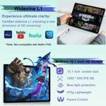 Tableta FEZAWIO 2024 Android 14 10,1", 20 GB de RAM, 128 GB de ROM, 1 TB