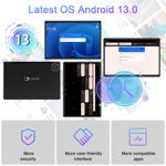 Tablet KADYBE 10.1 Android 13 128 GB ROM+16 GB RAM con teclado