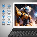 Tablet 2 en 1 TOOTON 2024 Android 12 4 GB RAM 128 GB ROM 10"