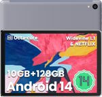 Tablet Jeazans Android 10.1 pulgadas, 128 GB de ROM, 10 GB de RAM, versión 2024