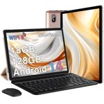 Tablet DMOAO 2024 Android 14 10,1" 128 GB ROM 18 GB RAM Oro