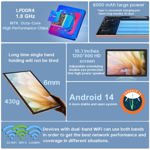 Tablet DMOAO 2024 Android 14 10,1" 128 GB ROM 18 GB RAM Oro