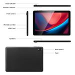 Tablet Rebecco Android de 10 pulgadas, 10 GB de RAM, 128 GB de ROM, 6000 mAh