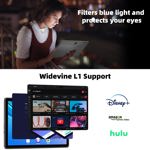 Tablet eHFIDC Android 14 de 11 pulgadas, 12 GB de RAM, 128 GB de ROM, 1 TB, negro