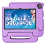 Tablet ITDULCET para niños, 10 pulgadas, Android 14, 8 GB de RAM, 64 GB