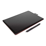 Tableta gráfica Wacom One by Wacom CTL-672 negra y roja