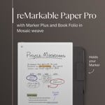 Tableta de papel ReMarkable Paper Pro Bundle Mosaic Weave de 11.8 pulgadas