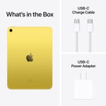Tableta Apple iPad 10ª generación 256GB Amarilla Wi-Fi 6+ 5G