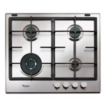 Anafe multigas Inox Whirlpool GMA6422X 4 Hornallas