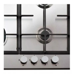 Anafe multigas Inox Whirlpool GMA6422X 4 Hornallas