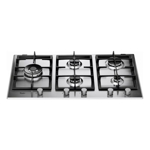 Anafe a Gas Empotrable Whirlpool Gma9522ix Inox 5 hornallas 