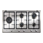 Anafe a Gas Empotrable Whirlpool Gma9522ix Inox 5 hornallas 