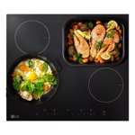 Anafe Electrico Vitroceramico 4 Hornallas LG CBEZD2414B Negro